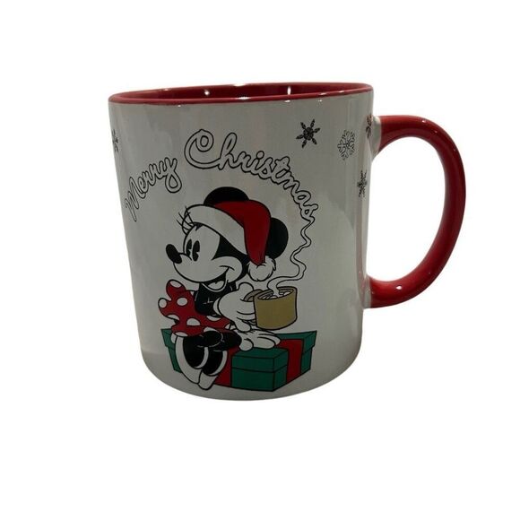 Minnie Mouse Disney Merry Christmas Mug Large - Picture 1 of 4